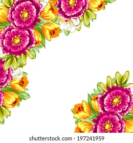 Abstract flower background with place for your text