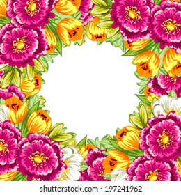 Abstract flower background with place for your text