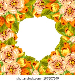 Abstract flower background with place for your text
