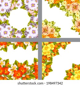 Abstract flower background with place for your text