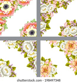 Abstract flower background with place for your text
