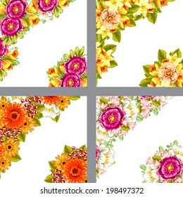 Abstract flower background with place for your text
