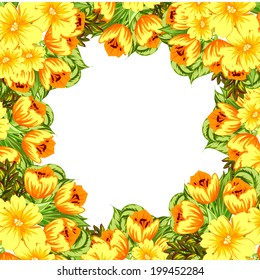 Abstract flower background with place for your text