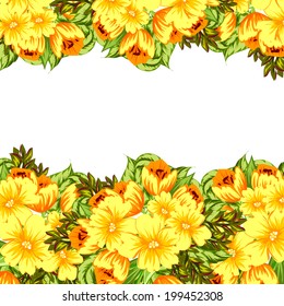 Abstract flower background with place for your text
