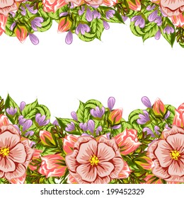 Abstract flower background with place for your text