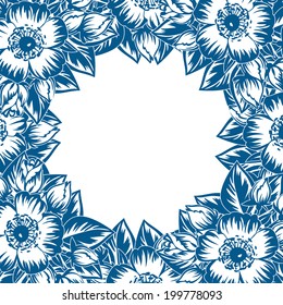 Abstract flower background with place for your text