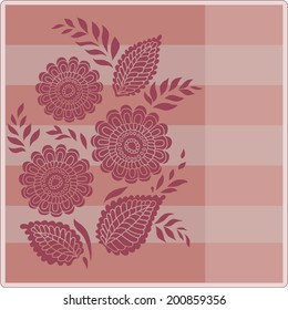 Abstract flower background with place for your text