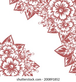 Abstract flower background with place for your text