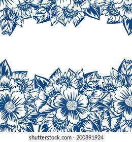 Abstract flower background with place for your text