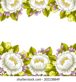 Abstract flower background with place for your text