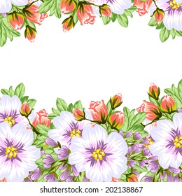Abstract flower background with place for your text