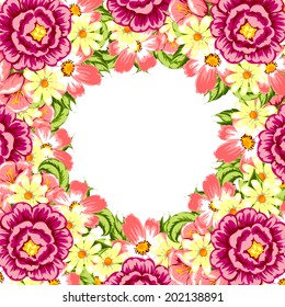 Abstract flower background with place for your text
