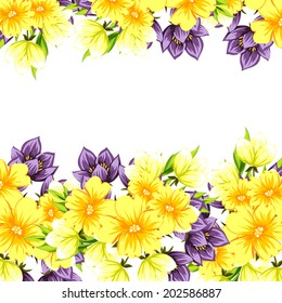 Abstract flower background with place for your text