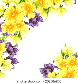 Abstract flower background with place for your text