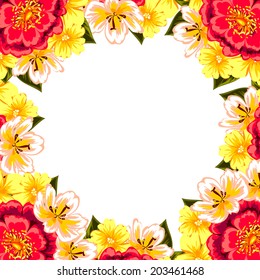 Abstract flower background with place for your text