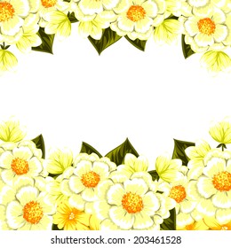 Abstract flower background with place for your text