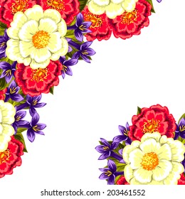 Abstract flower background with place for your text