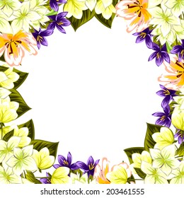 Abstract flower background with place for your text