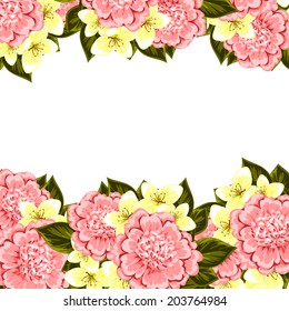 Abstract flower background with place for your text