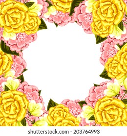 Abstract flower background with place for your text