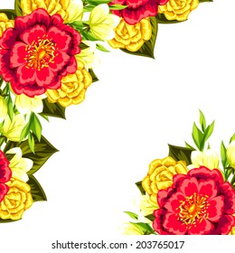 Abstract flower background with place for your text