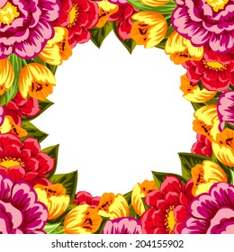 Abstract flower background with place for your text