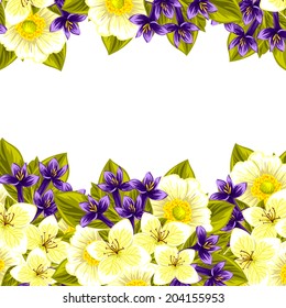 Abstract flower background with place for your text