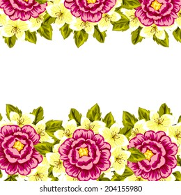 Abstract flower background with place for your text