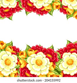 Abstract flower background with place for your text