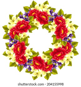 Abstract flower background with place for your text