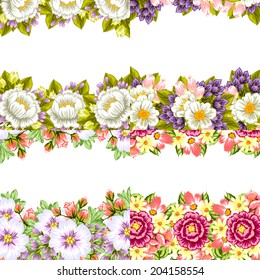 Abstract flower background with place for your text