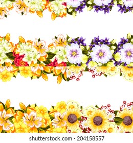 Abstract flower background with place for your text