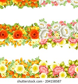 Abstract flower background with place for your text