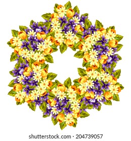 Abstract flower background with place for your text