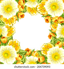 Abstract flower background with place for your text