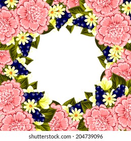Abstract flower background with place for your text