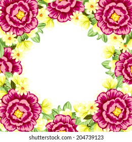 Abstract flower background with place for your text