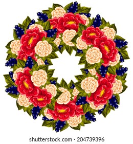 Abstract flower background with place for your text