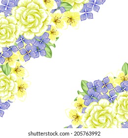 Abstract flower background with place for your text