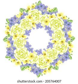 Abstract flower background with place for your text