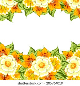 Abstract flower background with place for your text