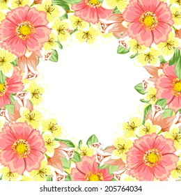 Abstract flower background with place for your text