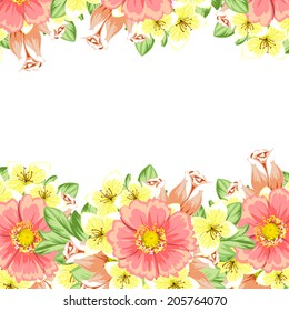 Abstract flower background with place for your text