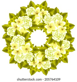 Abstract flower background with place for your text