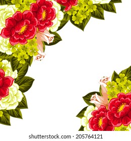 Abstract flower background with place for your text