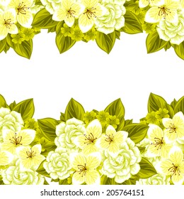 Abstract flower background with place for your text