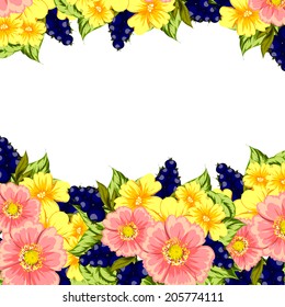 Abstract flower background with place for your text