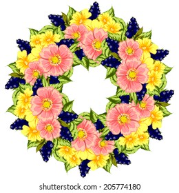 Abstract flower background with place for your text