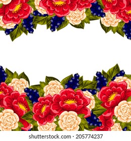 Abstract flower background with place for your text