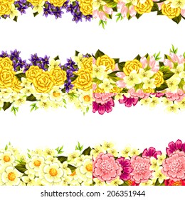 Abstract flower background with place for your text